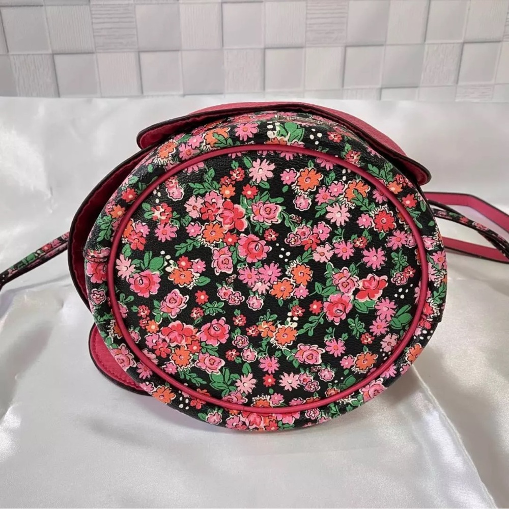 Coach Petal Bag In Leather Floral Mix Crossbody Bag F57543. - Picture 11 of 12